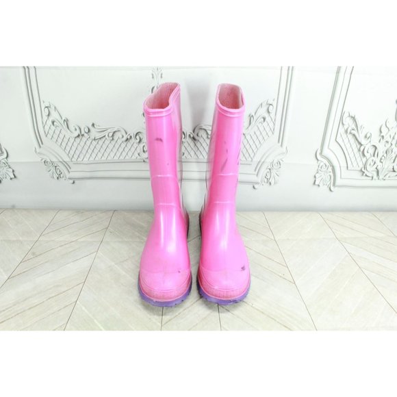 LaCrosse 11" Pink Rubber Tall Muck Boot USA Made Rain Boots Size 5 - Picture 4 of 9